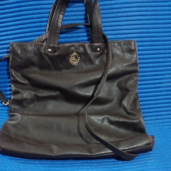 Kate Spade Black Leather Tote - Picture 1 of 9